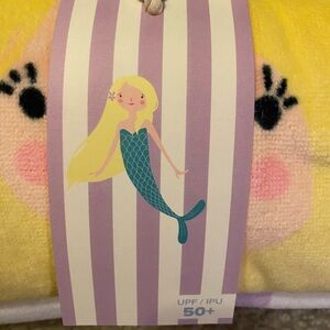 Pottery Barn Kids Mermaid beach towel